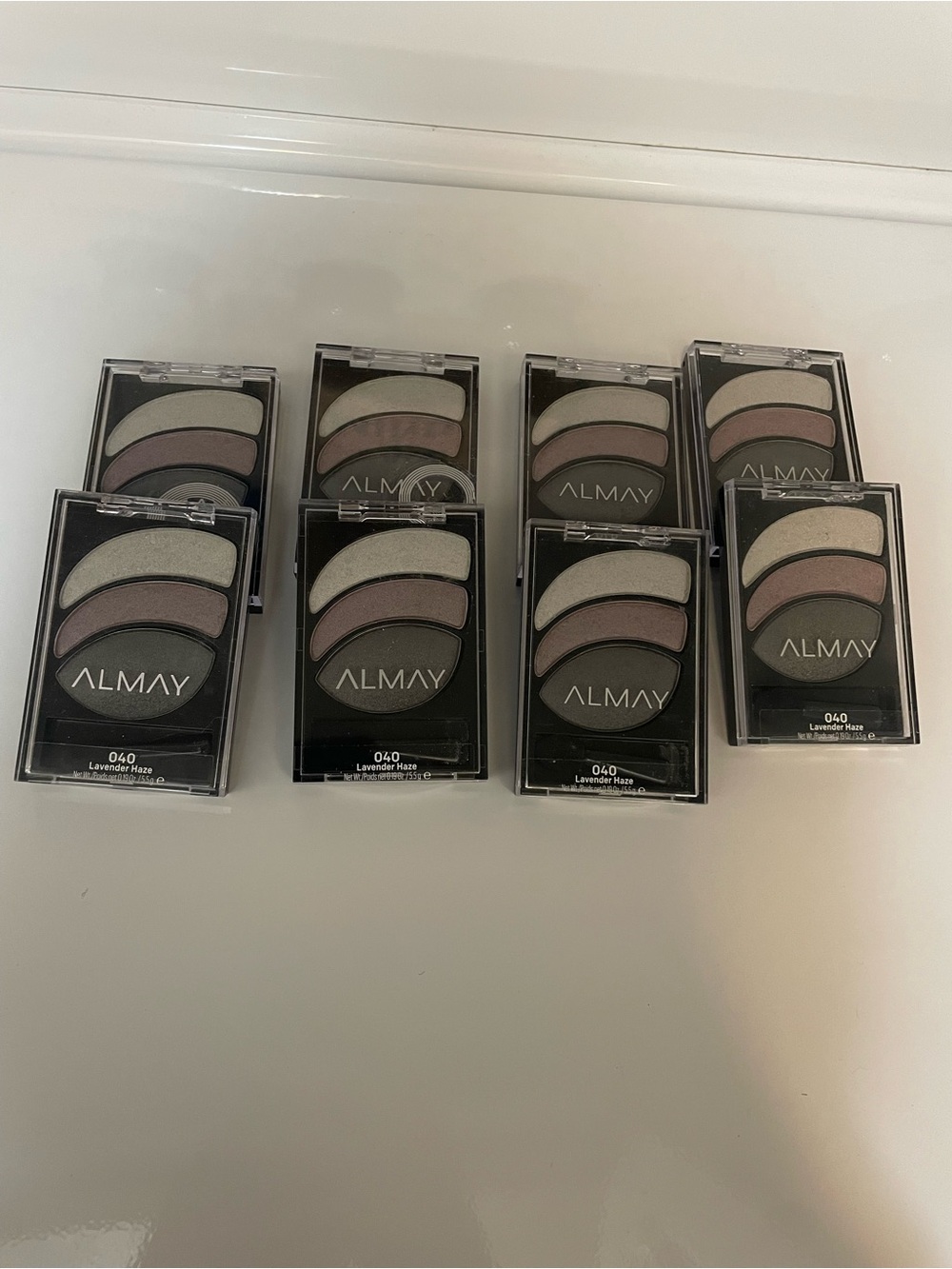 8 Pack Almay Smoky Eye Trio Eyeshadow Palette - Lavender Haze 040 new sealed